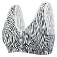 thumbnail image 1 of ManxiVoo Full Coverage Wireless Comfort Bra Front Closure Cotton Support Breathable Plus Size Vest A Size Black, 1 of 3