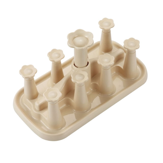 Feiqiong PP Estante de almacenamiento de cocina Taza Tazas de café Estante de secado Colgador de drenaje de vidrio de escritorio Soporte Organizadores de utensilios de cocina gris 29.5*15.5*10 cm Moyic JJ21222-08