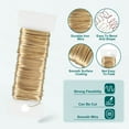 thumbnail image 3 of Uxcell 20 Gauge Floral Wire Flexible Paddle Wire 38 Yard Florist Wire Wreath for DIY decorations Wire Gold 1 Roll, 3 of 6