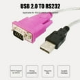 thumbnail image 4 of Flexible Male Connector Cable USB 2.0 To RS232 Serial Port Cable, Label Printer, PLAM PDA, 4 of 8