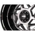 thumbnail image 2 of Grid OffRoad GD14 Custom Wheel for 20x9 inch Matte Anthracite with Matte Black Lip Rim 124.2mm Hub Bore, 2 of 3