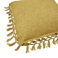 thumbnail image 6 of Creative Co-Op Cotton Slub Pillow with Crochet and Fringe, 6 of 10
