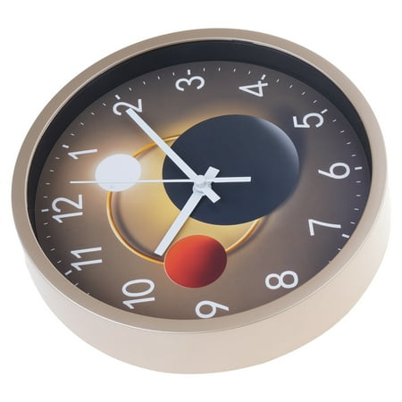 8Inch Quiet Wall Clock with Hardened Glass Easy to in Any Room Wall Decoration