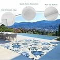 thumbnail image 4 of Fsddascl Blue Ocean Fish Outdoor Rug for Patio/Deck/Porch, Non-Slip Large Area Rug 4 x 6 Ft, Tropical Animal Coastal Coral Marine Life Indoor Outdoor Rugs Washable Area Rugs, Camping Rug Carpet, 4 of 5