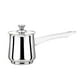 thumbnail image 3 of Cafetera, hervidor de leche, tetera robusta, resistente al calor y moderna de acero inoxidable. 1080 ml, 3 of 9