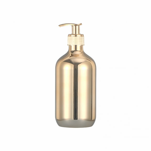 ACDANC 300Ml Hand Soap Dispensers Gold Chrome Liquid Soap Bottles Round Dispens