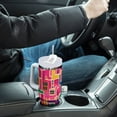 thumbnail image 4 of Yayeee 40oz Stainless Steel Tumbler with Straw and Handle Double-Wall Insulated Travel Water Bottle, Art Map, 4 of 8
