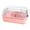 Pink, variant on Bothyi Hamster Cage Portable Rest Breathable Hamster Enclosure for Hedgehog Gerbils