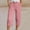 Pink, variant on Womens Capris for Summer Wide Leg Capri Pants for Women Womens Capri Pants 2025 Trendy Linen Pants for Women Lightweight Spring Womens Summer Pant 2025 Ladies Vacation Beach Trousers with Pockets