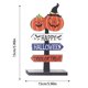 thumbnail image 3 of Decoraciones de madera para Halloween: calabaza y adornos tallados con intrincados diseños para la repisa de la chimenea y la decoración del hogar. Únicos y de temporada., 3 of 5