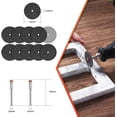 thumbnail image 4 of Ensemble de 60 Roues de Coupe pour Outil Rotatif - Roue de Coupe Diamant, Disque de Coupe en Résine Circulaire HSS avec Mandrins pour Bois Verre Plastique Pierre Métal, 4 of 7