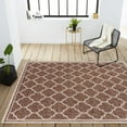 thumbnail image 3 of JONATHAN Y  Zinnia Textured Weave Indoor/Outdoor Area Rug 4 X 6 - Espresso/Taupe, 3 of 4