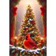 thumbnail image 1 of 5D DIY Taladro Navidad Cardenales Kit 40x60cm, 1 of 9