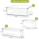 thumbnail image 2 of Juego de 12 Organizadores de Refrigerador, Contenedores de Acrilico de Nevera Transparentes con Tapas, Recipientes para Congelar Alimentos sin BPA para Frutas y Verduras, para Cocina, 2 of 8