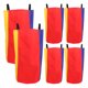 thumbnail image 2 of ColoMX 6 bolsas de carreras para niños, coloridas, para fiestas (colores surtidos), 2 of 7