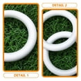 thumbnail image 4 of 1Pcs EPS Foam Circular Blank Foams Circle For Crafters Paintable And Cuttable Christmas Tree Decoration, 4 of 8