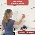 thumbnail image 4 of Wall Palz Cars Vinyl Wall Decals Peel and Stick Room Decorations, 4 of 9