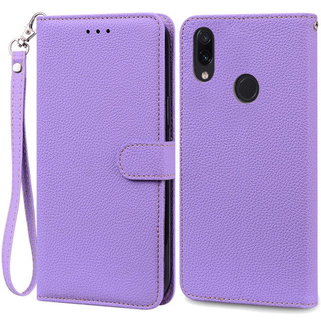 Funda de cuero con tapa para Xiaomi Redmi Note 7 Pro carcasa protectora