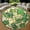 Ivy, variant on Circle Area Rug, Ivy Nature Pattern Washable Non-Slip Floor Carpet, Soft Rug for Living Room Bedroom Decor 24 Inch