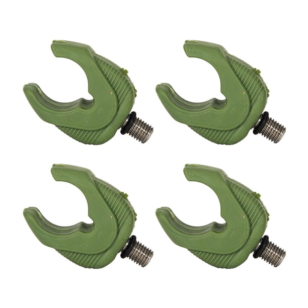4 Uds caña de pescar soporte de soporte portátil para equipo de carpa verde kusrkot Resto de la caña de pescar