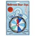 thumbnail image 4 of Bathroom Door "Toilet Time" Spinner Sign - Let The World Know How Long Your Going To Take And Why, 4 of 4