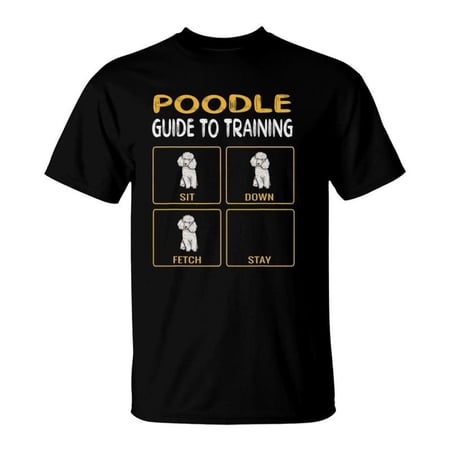 Funny Poodle Guide To Training Dog Obedience TShirt