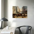 thumbnail image 4 of Awypu  The Bulls and Bears in the Market 1879 Canvas Art Print Stretched Wall Decor, 4 of 6