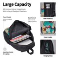 thumbnail image 4 of Fotbe Cool Dino Playing Skateboard Set Escolar 3 en 1 para Niños - Mochila Duradera con Lonchera Aislante y Estuche para Lápices - Mochila Escolar para Niños y Niñas, 4 of 7