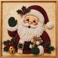 thumbnail image 2 of Vostella Christmas Pearl Diamond Painting DIY Art Kit , Complete 5D Christmas Pearl Bead Art Craft forHome Wall Table Display, Festive Diamond Painting Kit for Holiday Party Decoration Gift, 2 of 8