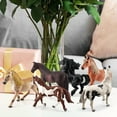 thumbnail image 3 of rygai Realistic Horse Sculpture, Premium Plastic Figurine, Lifelike Animal Statue for Home Décor, Toy Collection, and Gift Ideas, 3 of 8