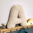 thumbnail image 3 of Naierhg Alphabet Pillow A-Z 26 Letters Shape Elastic Fully Filling Plush Stuff Toy Sofa Bed Couch Decoration Office Nap Pillow Car Seat Pillow, 3 of 8