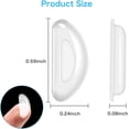 thumbnail image 4 of Eyeglass Nose Pads,20 Pairs of Silicone Nose Pads for Glasses,Anti-Slip Soft Nose Pads for Plastic Frames (Clear/2mm), 4 of 8