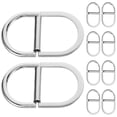 thumbnail image 3 of 10 hebillas de metal con forma de D para cinturón, multiusos, accesorios para bricolaje., 3 of 6