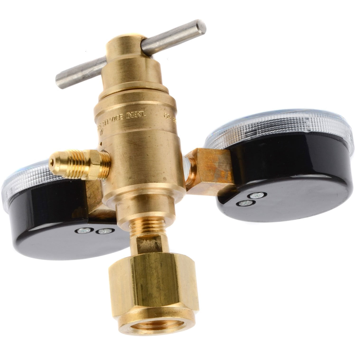 JEGS CO2 Pressure Regulator [Dual 2 in. Gauges]