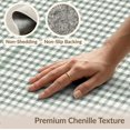 thumbnail image 6 of ODIKA 8'x10' Washable Area Rug Durable, Non-Slip Mint Sage Checked Gingham Grid Checkered Geometric Farmhouse for Living Room, Under Sectional, Family, 6 of 7
