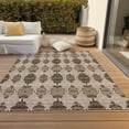 thumbnail image 6 of Addison Rugs Chantille Indoor/Outdoor Transitional Moroccan Mocha Washable Rectangle Rug, 9' x 12', 6 of 6
