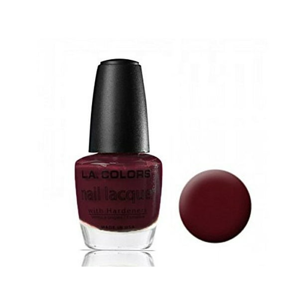 L A Colors Nail Lacquer Np114 Luscious Wine Walmart Com Walmart Com