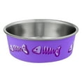 thumbnail image 3 of (4 pack) Loving Pets Bella Pet Bowl X-Small Fish Purple, 3 of 10