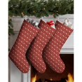 thumbnail image 3 of 3 Pcs Christmas Stockings,Red Christmas Tree Pattern Stockings Christmas,14.8'' Xmas Stockings,Christmas Party Favors,Christmas Party Decorations,Christmas Stockings Personalized, 3 of 5