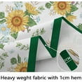 thumbnail image 2 of Sunflower Oval Tablecloth Yellow Floral Oval Tablecloth, Indoor/Outdoor Waterproof Fabric Wrinkle Free Durable Oval Tablecloth for Oval Tables 54 X 72 Inch, 2 of 5
