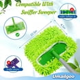 thumbnail image 2 of 4Pcs Reusable Microfiber Mop Pads Compatible with Sweeper Mop, Replacement Wet Mopping pad Refills & Washable Dry Sweeping Cloths for Surface/Hardwood Floor Cleaning(Mop is not Included), 2 of 10