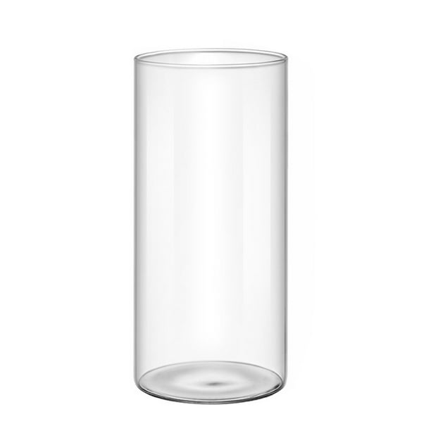Cylinder Vases High Borosilicate Glass Straight Vase Green Plants Glass Vase Flower Arranger