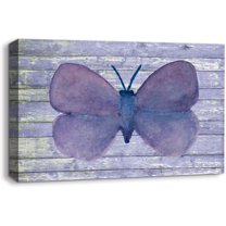 Idea4wall Vintage Canvas Wall Art Colorful Butterfly Canvas Prints for Home Wall Decor, 32"x48"