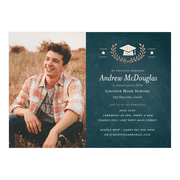 Golden Stars Graduation Invitation