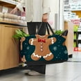 thumbnail image 6 of Gingerbread Man Collapsible Oxford Cloth Laundry Bag Grocery Bags Shopping Bag with Reusable Foldable Large Capacity, 6 of 7