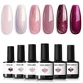 thumbnail image 1 of Set de esmaltes de uñas en gel modelones Rose Garden, 6 colores, 7 ml, 1 of 7