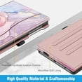 thumbnail image 6 of Fintie Case for Samsung Galaxy Tab A7 Lite 8.7 inch 2021 Model (SM-T220/T225/T227), Multi-Angle Viewing Smart Stand Back Cover with Pocket, Glittering Marble, 6 of 9
