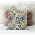 thumbnail image 3 of Amrita Sen Plant Illusion Suede Zippered Pillow with Insert in Blue Gray 20 x 20, 3 of 3