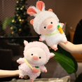 thumbnail image 2 of 28/38cm Lovely Pig Plush Toy Creative Cosplay Rabbit&Bear Doll Soft Stuffed Animals Toy for Children Baby Kawaii Birthday Gift238cm Deng Xun unisex, 2 of 2