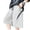 Grey, variant on Boys Drawstring Capri Sports Shorts, Stripe Patchwork Loose‑Fit 7/8 Length Casual Pants, Thin Trendy Summer Trousers for Big Kids 6‑16 Years Old